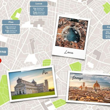 [FREE PARKING] Appartamento 5 STELLE elegante con suite Livorno Esterno foto